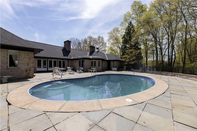 136 White Birch Cir, Scituate, RI 02831 - view of pool featuring a patio area and fence