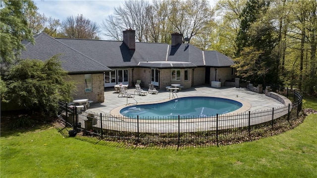 136 White Birch Cir, Scituate, RI 02831 - view of swimming pool featuring a patio