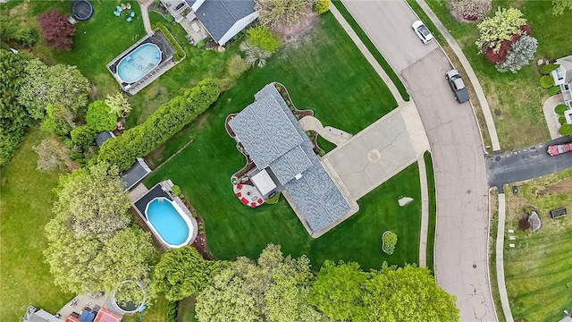 14 Ginger Trl, Coventry, RI 02816 - bird's eye view of a pool