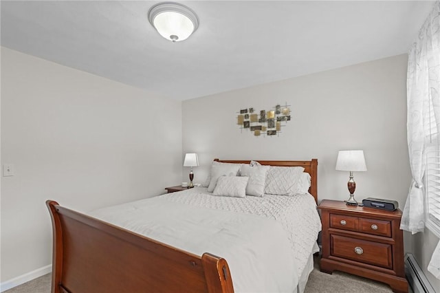 14 Ginger Trl, Coventry, RI 02816 - bedroom with a baseboard radiator, light carpet, and baseboards