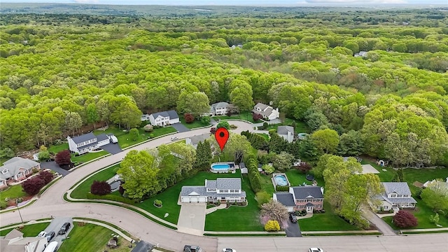 14 Ginger Trl, Coventry, RI 02816 - aerial view of residential area with a heavily wooded area