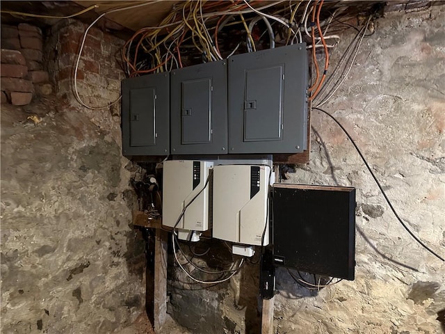 utility room featuring electric panel