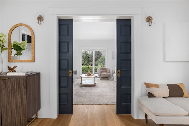 104 Second St, Newport, RI 02840 - doorway with light wood finished floors