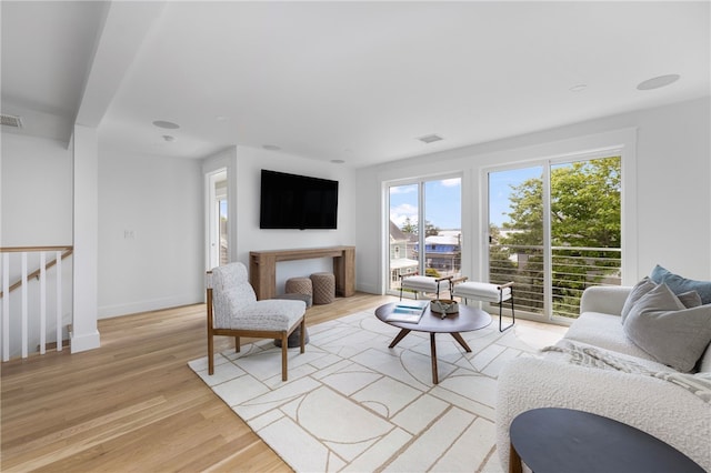 104 Second St, Newport, RI 02840 - living area featuring light wood-style floors and baseboards