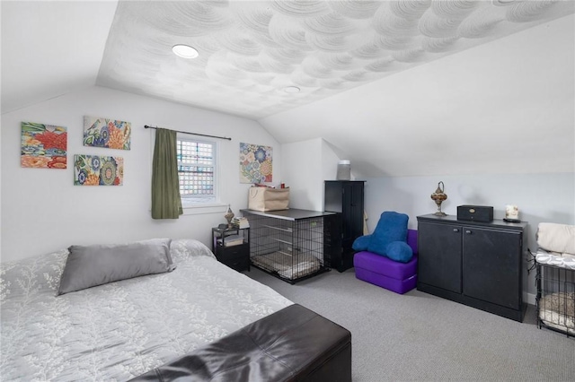 178 Gould Ave, Warwick, RI 02888 - bedroom with lofted ceiling and carpet floors