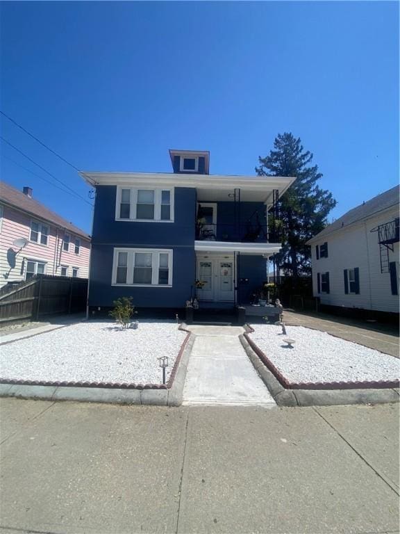 362 Webster Ave, Cranston, RI 02920 - view of front of property with fence