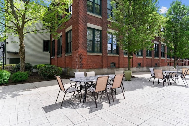 view of patio / terrace featuring outdoor dining space