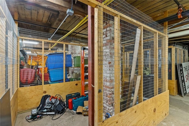 view of storage