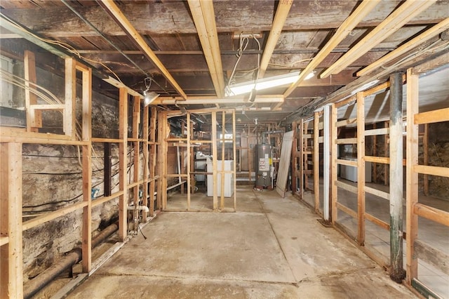 storage featuring water heater