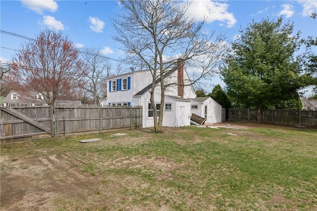 280 Long St, Warwick, RI 02886 - view of yard featuring a shed and an outdoor structure