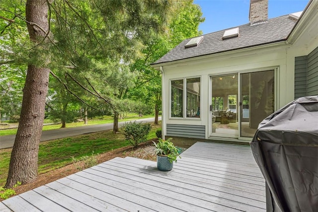 26 Bagy Wrinkle Cv, Warren, RI 02885 - deck featuring grilling area