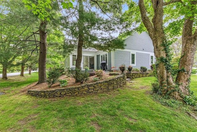 26 Bagy Wrinkle Cv, Warren, RI 02885 - back of house featuring a yard
