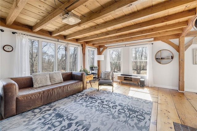 40 Charlotte Ave, North Kingstown, RI 02874 - sunroom / solarium with beamed ceiling