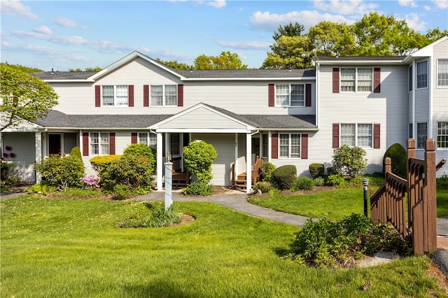 multi unit property with a front yard