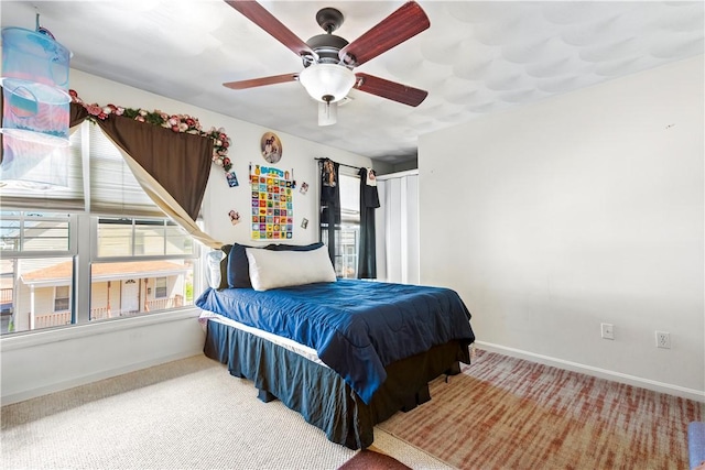 151 Bend St S Unit 2, Pawtucket, RI 02860 - carpeted bedroom featuring baseboards and a ceiling fan