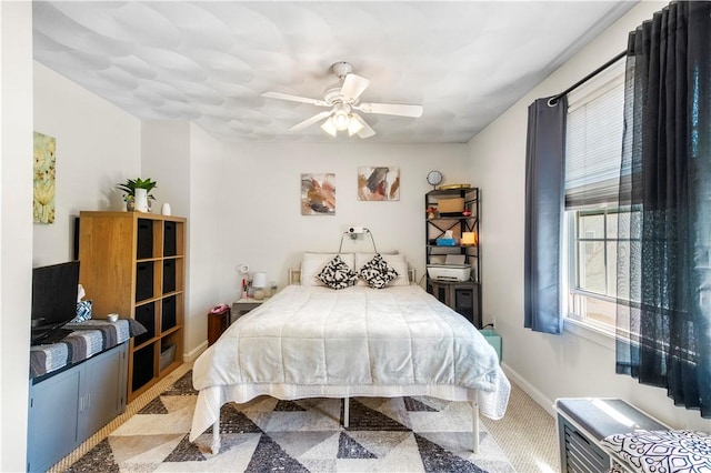 151 Bend St S Unit 2, Pawtucket, RI 02860 - bedroom featuring multiple windows, baseboards, and a ceiling fan
