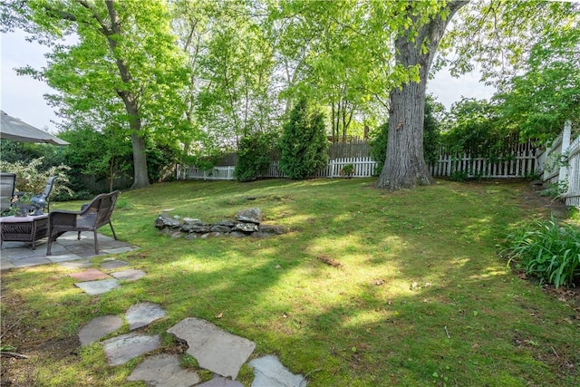 33 Perennial Dr, Cranston, RI 02920 - view of yard featuring a patio