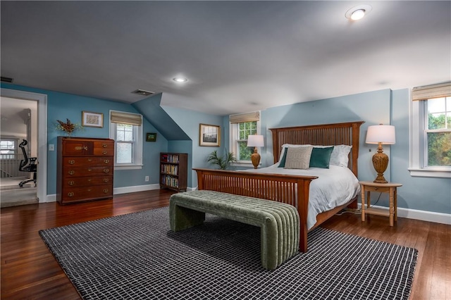 2 Cherry Ln, Bristol, RI 02809 - bedroom with baseboards, wood finished floors, and recessed lighting