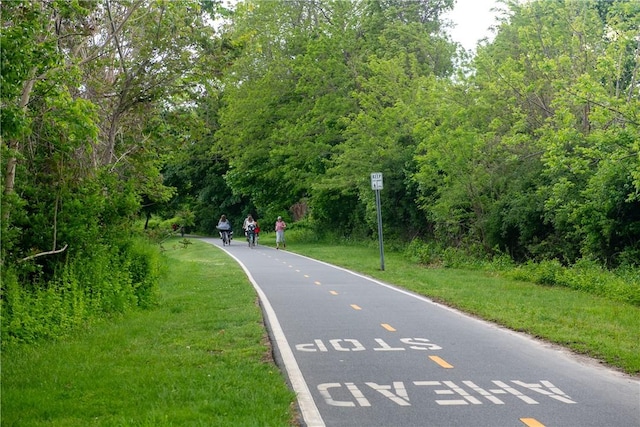 2 Cherry Ln, Bristol, RI 02809 - view of asphalt road featuring a view of trees