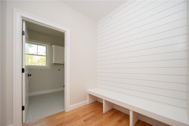 145 Wolf Rock Rd, Exeter, RI 02822 - mudroom with baseboards and light tile patterned floors