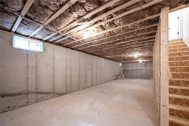 145 Wolf Rock Rd, Exeter, RI 02822 - basement with stairs