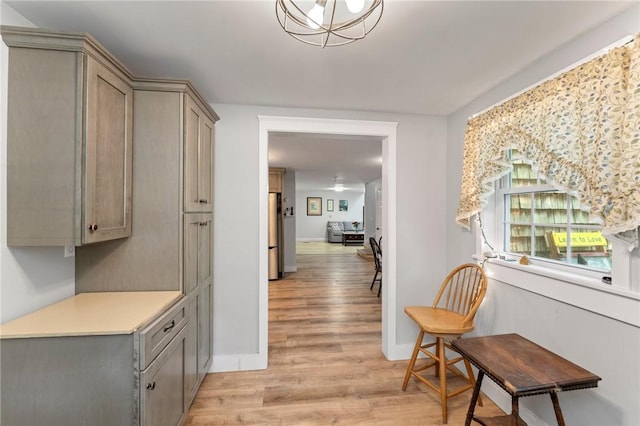 795 S Main St, Burrillville, RI 02859 - corridor with light wood-type flooring and baseboards