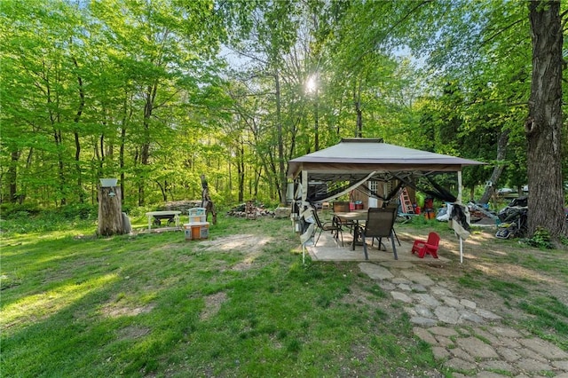 795 S Main St, Burrillville, RI 02859 - view of yard with a gazebo and a patio
