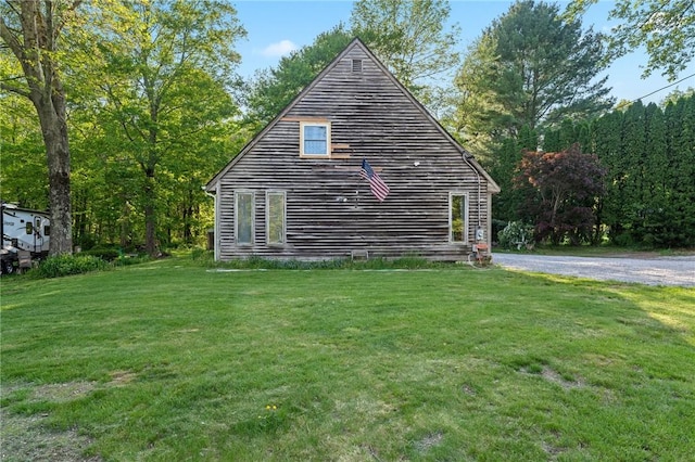 795 S Main St, Burrillville, RI 02859 - view of home's exterior with a yard