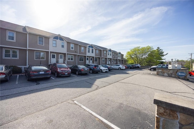 3399 Post Rd Unit 7, Warwick, RI 02886 - uncovered parking lot featuring a residential view