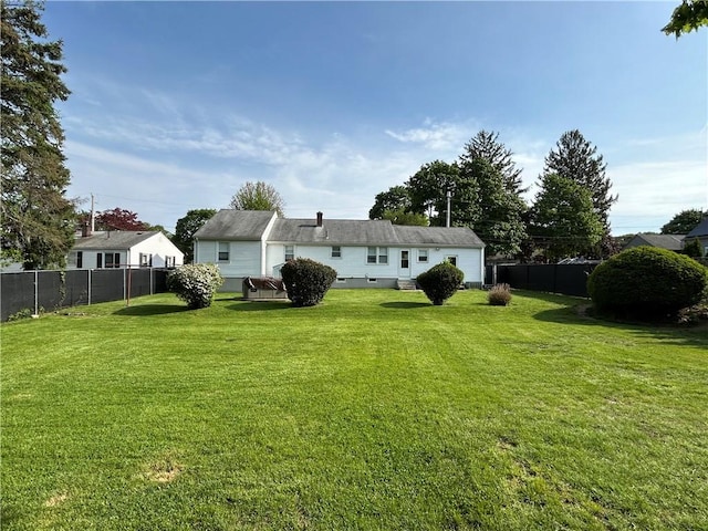122 Cannon St, Cranston, RI 02920 - rear view of property featuring crawl space