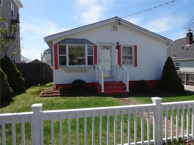 view of bungalow-style home