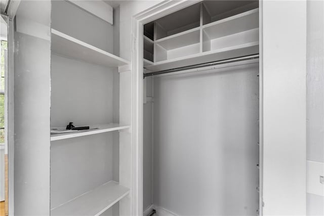 view of closet