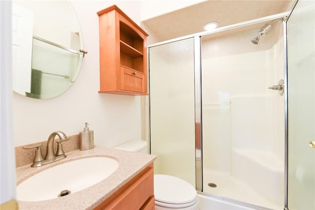 200 Roger Williams Ave Unit 106, East Providence, RI 02916 - bathroom with toilet, a shower stall, and vanity