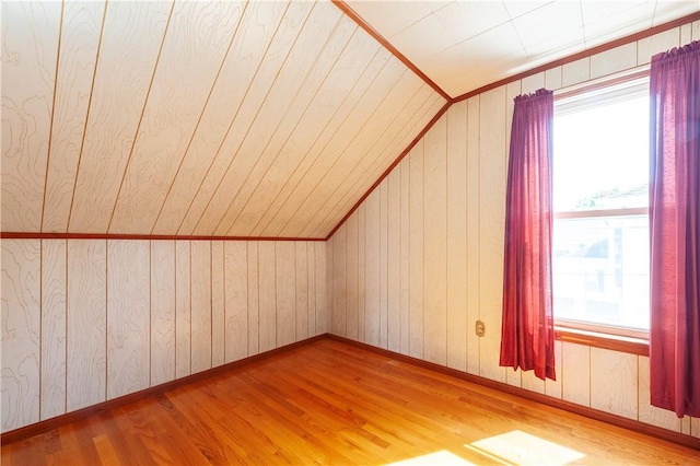 49 Gooding St, Pawtucket, RI 02860 - bonus room with wood finished floors, baseboards, and vaulted ceiling