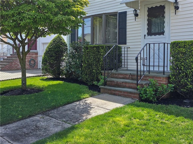 49 Gooding St, Pawtucket, RI 02860 - entrance to property featuring a yard