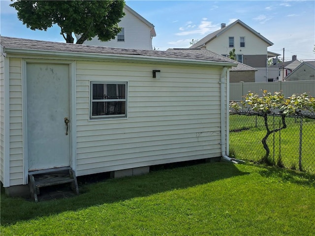 49 Gooding St, Pawtucket, RI 02860 - back of house with an outdoor structure