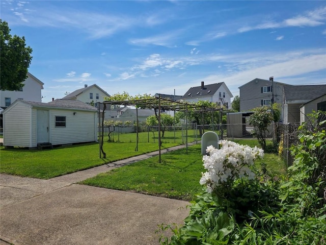 49 Gooding St, Pawtucket, RI 02860 - view of yard with an outbuilding and a residential view