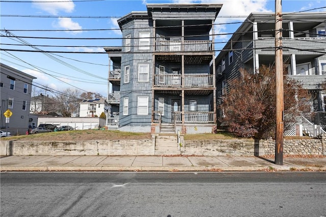 120 Cass Ave, Woonsocket, RI 02895 - view of property featuring a balcony