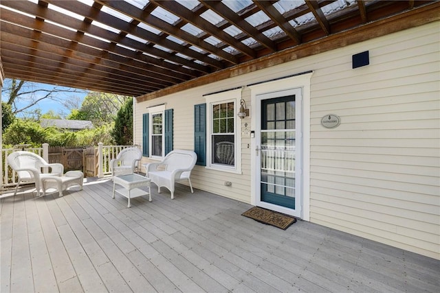 110 Narragansett Ave W, South Kingstown, RI 02879 - deck featuring a pergola