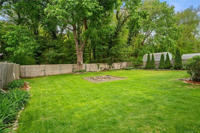 view of yard