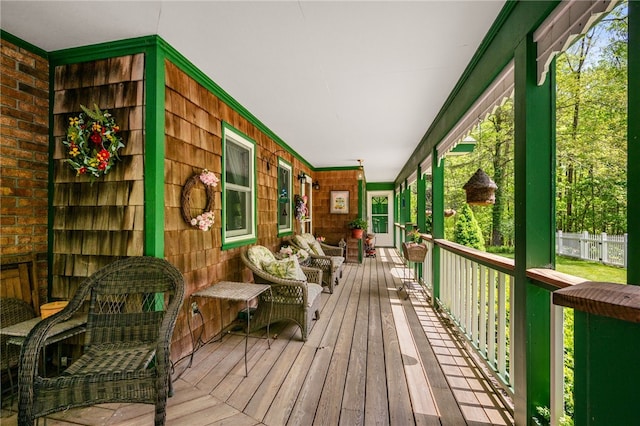 view of deck