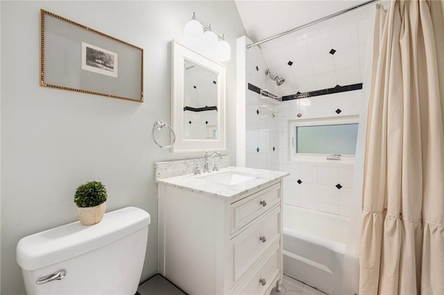 3 Hidden St, Providence, RI 02906 - full bathroom with shower / tub combo with curtain, toilet, and vanity