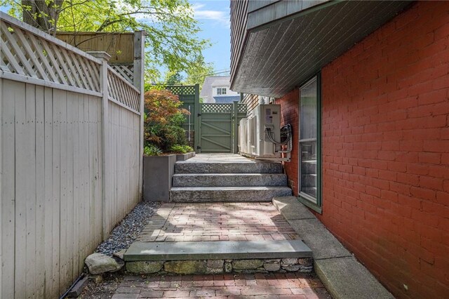 3 Hidden St, Providence, RI 02906 - view of patio / terrace featuring a gate and fence