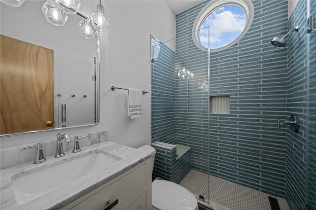 419 Atlantic Ave, Westerly, RI 02891 - full bath featuring a shower stall, vanity, and toilet