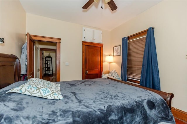 94 Bentley St, East Providence, RI 02914 - bedroom featuring ceiling fan and wood finished floors