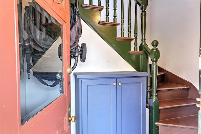 view of stairway