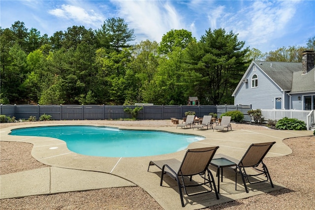 101 Nancy Ln, Burrillville, RI 02830 - view of swimming pool featuring a patio area and a fenced backyard