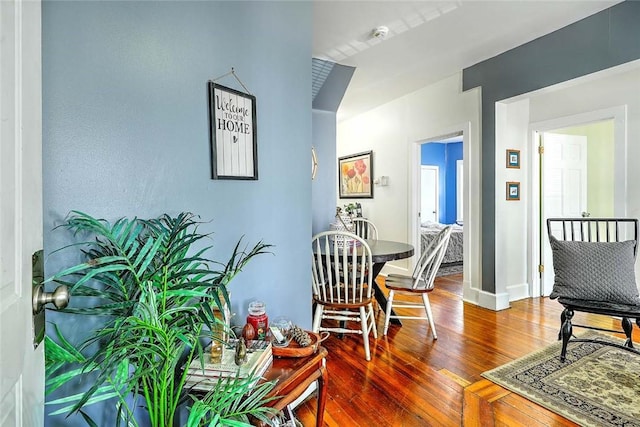 10 Westcott Ave Unit 1, Boston, MA 02124 - dining area featuring wood-type flooring and baseboards