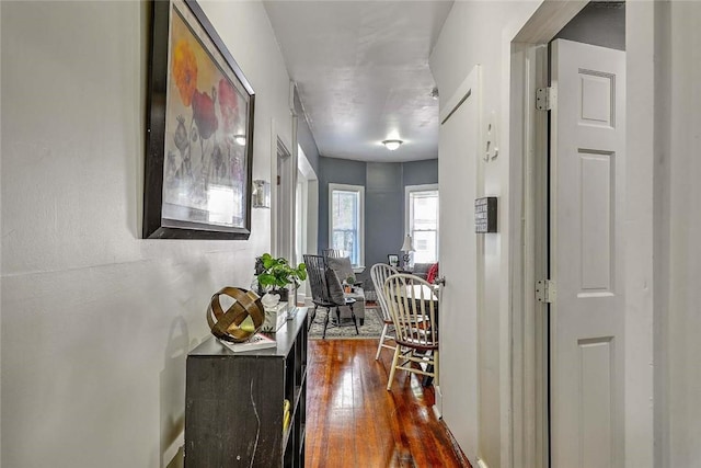 10 Westcott Ave Unit 1, Boston, MA 02124 - hall featuring dark wood-type flooring
