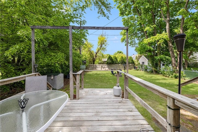 view of deck